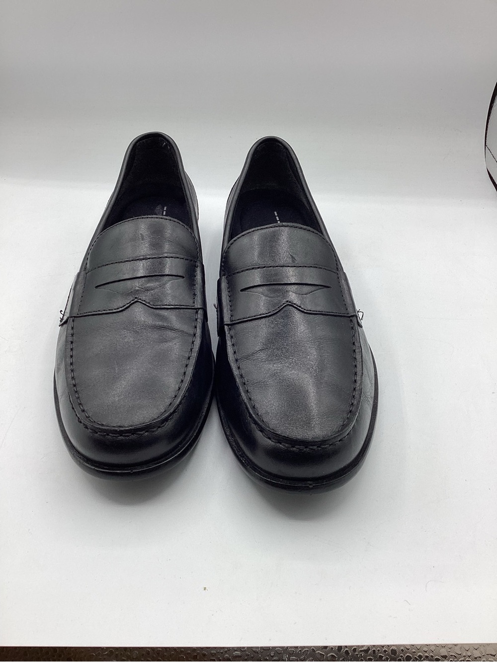 Men's Rockport Black Leather Classic Penny LoafersSize 12